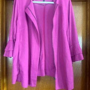 Eloquii Stylish Pink Women's Jacket